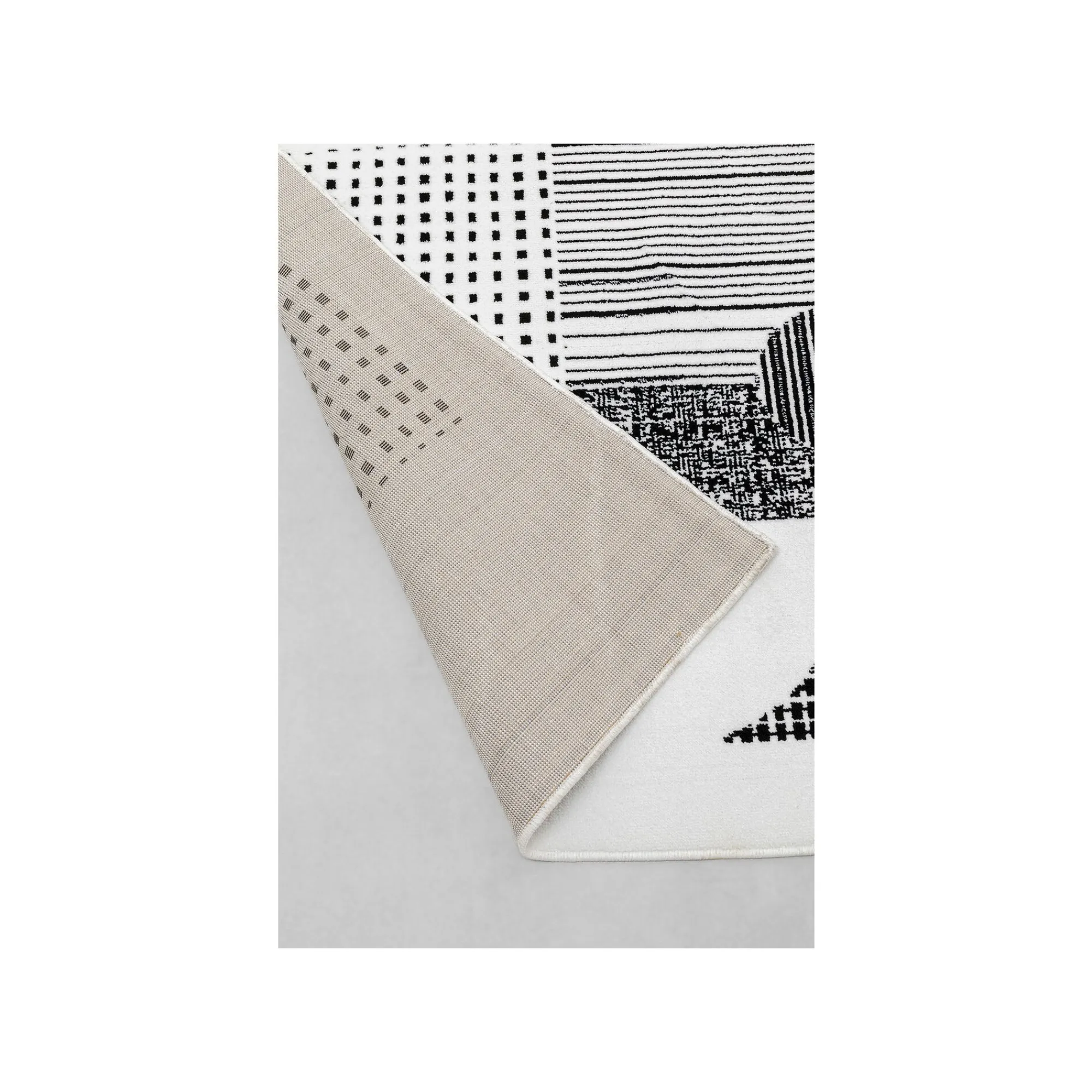 KARE Design Tapis Boas Noir Et Blanc 240x170cm ^ Tapis