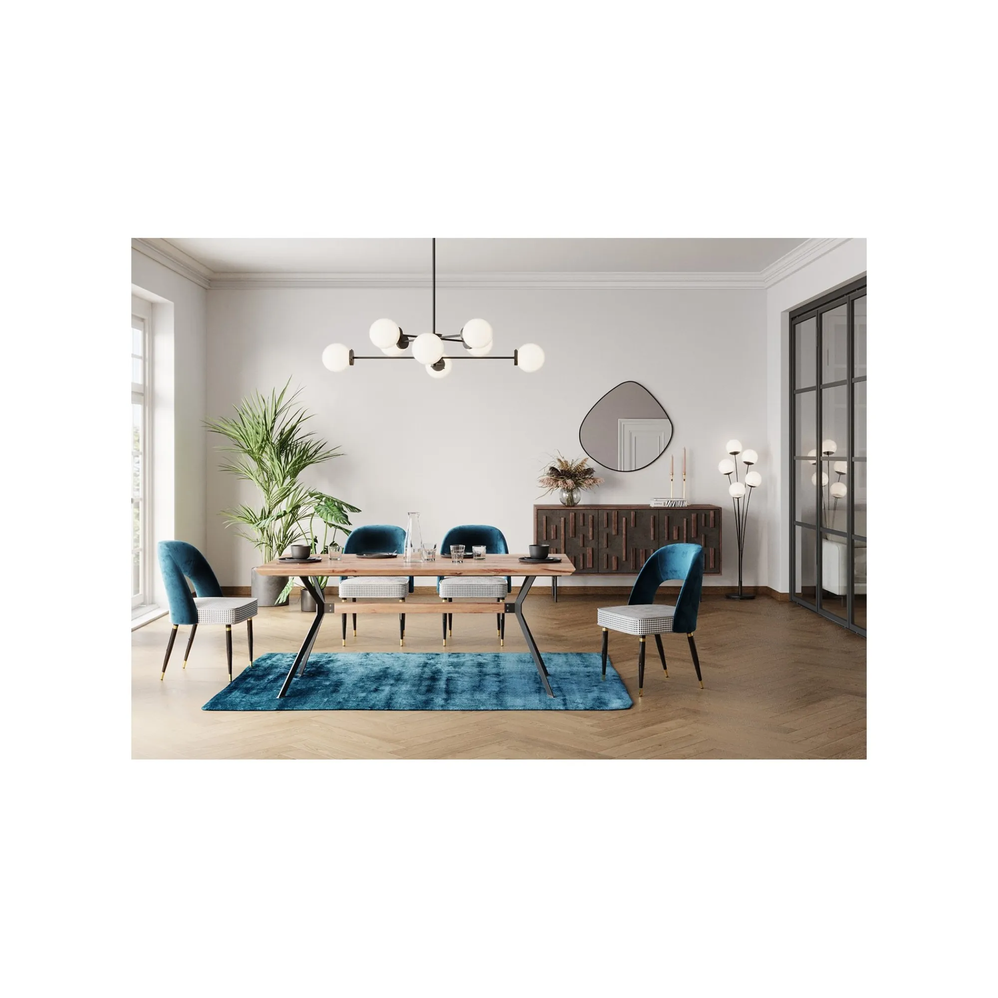 KARE Design Tapis Cosy Bleu ^ Tapis