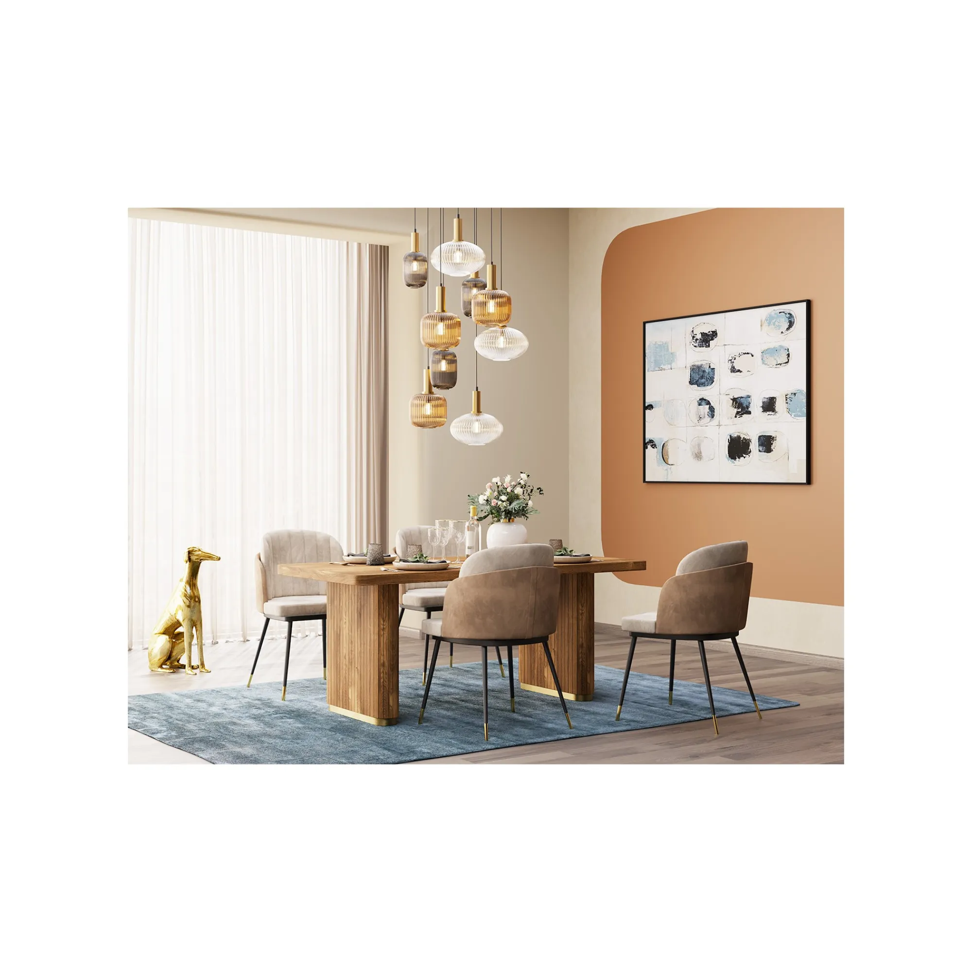 KARE Design Tapis Cosy Bleu ^ Tapis
