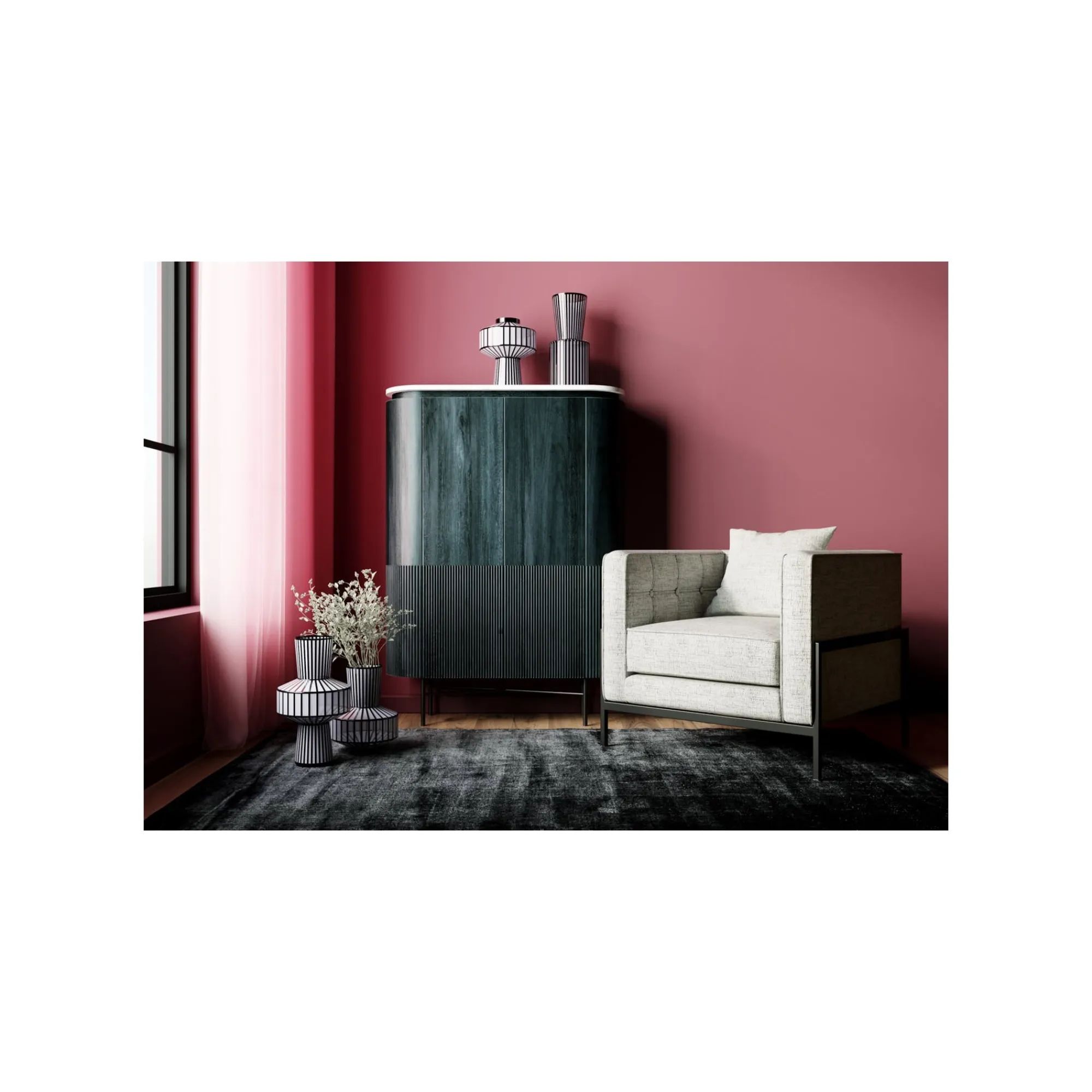 KARE Design Tapis Cosy Noir ^ Tapis