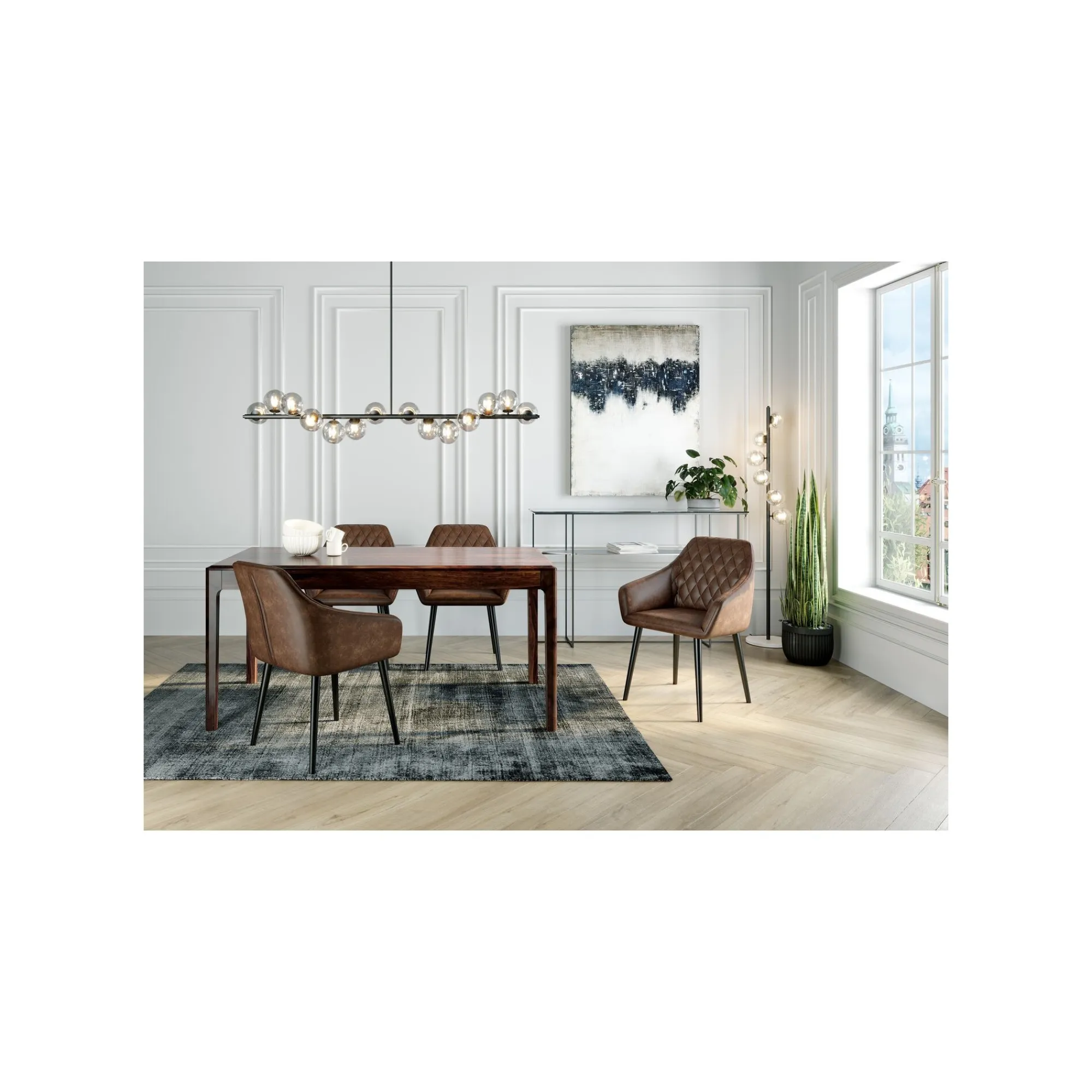 KARE Design Tapis Gianna 240x170cm Pétrole ^ Tapis