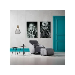KARE Design Tapis Kelim Pop 240x170cm Gris ^ Tapis