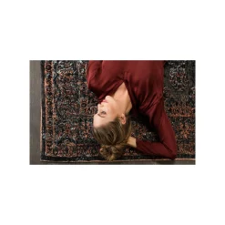 KARE Design Tapis Kelim Rockstar Noir ^ Tapis