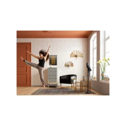 KARE Design Tapis Kelim Rockstar Noir ^ Tapis