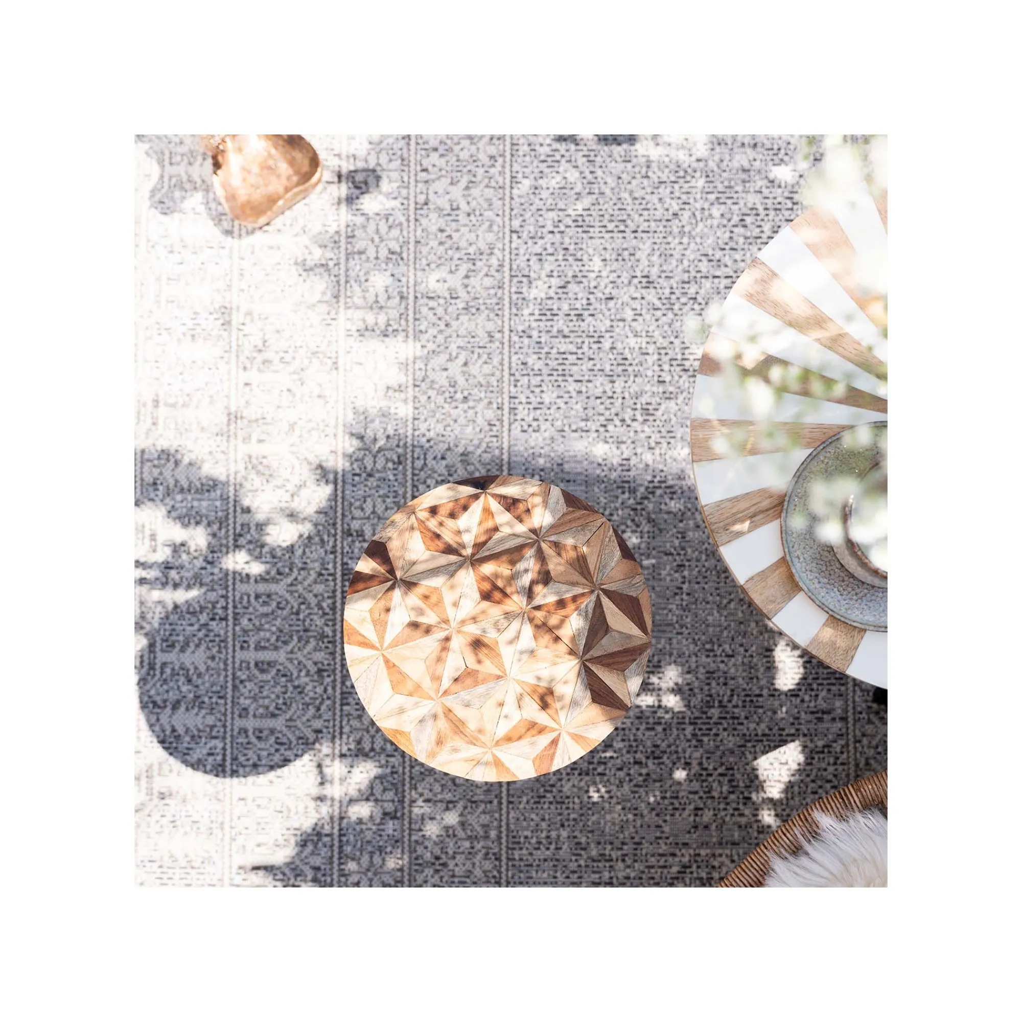 KARE Design Tapis Medaillon 330x230cm ^ Tapis