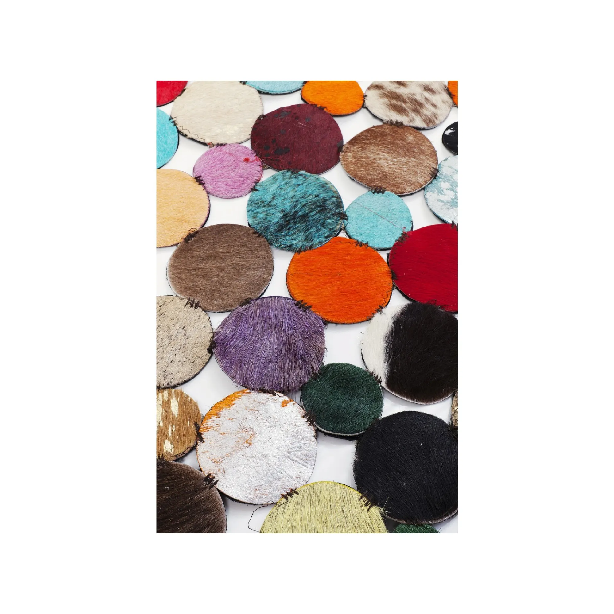 KARE Design Tapis Patchwork Circle Multi 150cm ^ Tapis