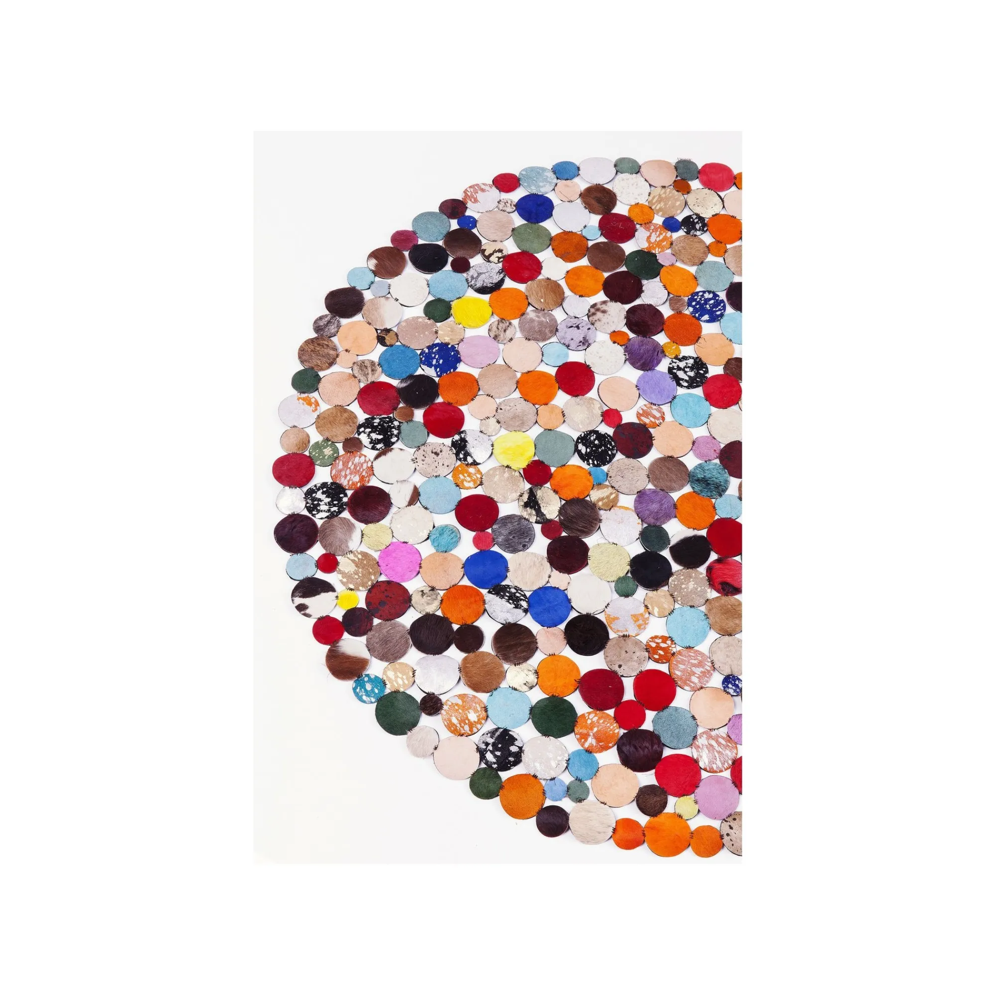 KARE Design Tapis Patchwork Circle Multi 150cm ^ Tapis