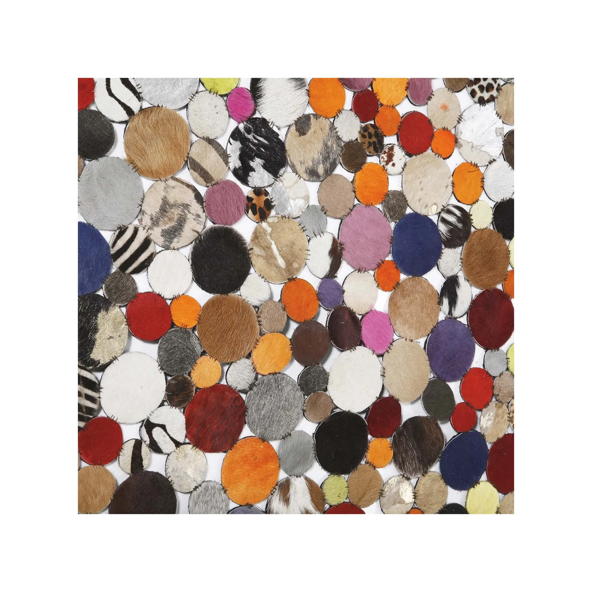 KARE Design Tapis Patchwork Circle Multi 250cm ^ Tapis