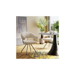 KARE Design Tapis Silja Ocre Et Noir 200cm ^ Tapis