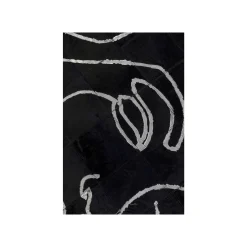 KARE Design Tapis Visages Noir 250cm ^ Tapis
