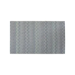 KARE Design Tapis Zigzag Bleu 330x230cm ^ Tapis