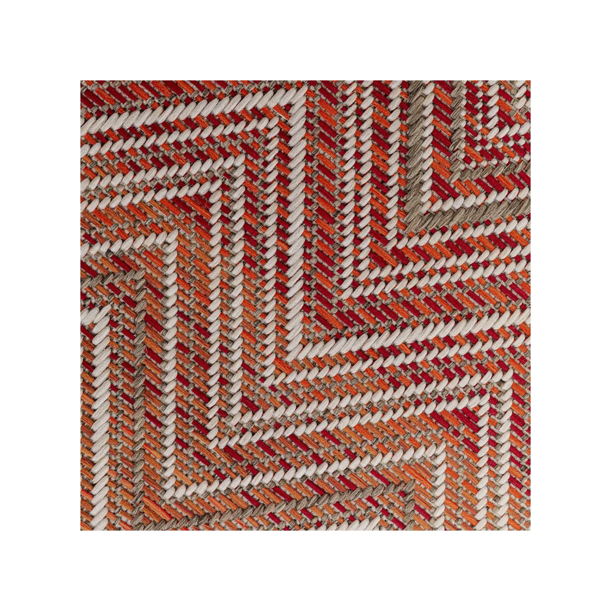 KARE Design Tapis Zigzag Rouge 230x160cm ^ Tapis