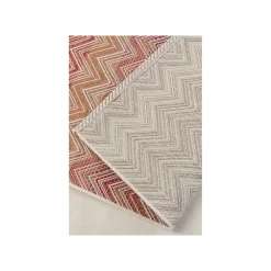 KARE Design Tapis Zigzag Rouge 330x230cm ^ Tapis
