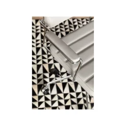 KARE Design Tapis Zigzag 240x170cm Noir Et Blanc ^ Tapis