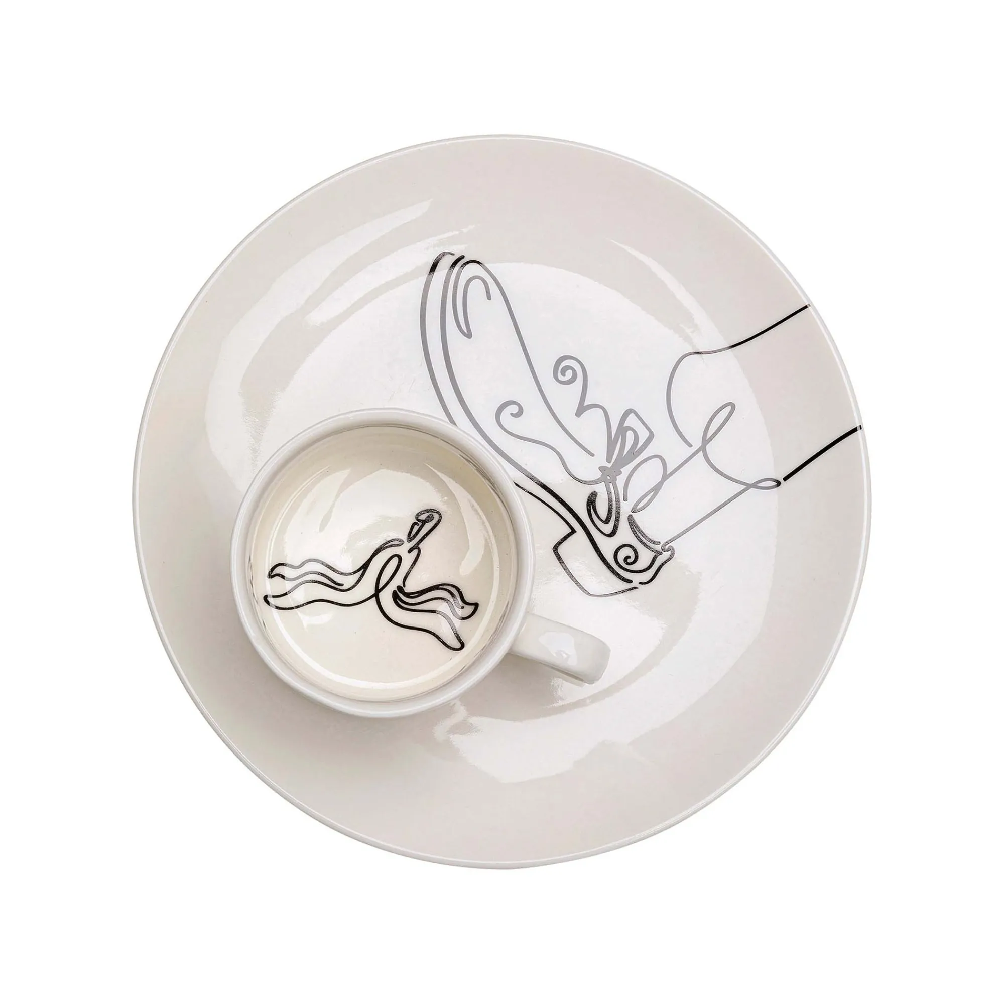 KARE Design Tasses à Café Favola Banane Set De 4 ^ Vaisselle