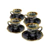 KARE Design Tasses à Café Lio Bleues Set De 4 ^ Vaisselle