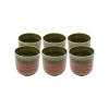 KARE Design Tasses Ari Rouges Et Vertes Set De 6 ^ Vaisselle
