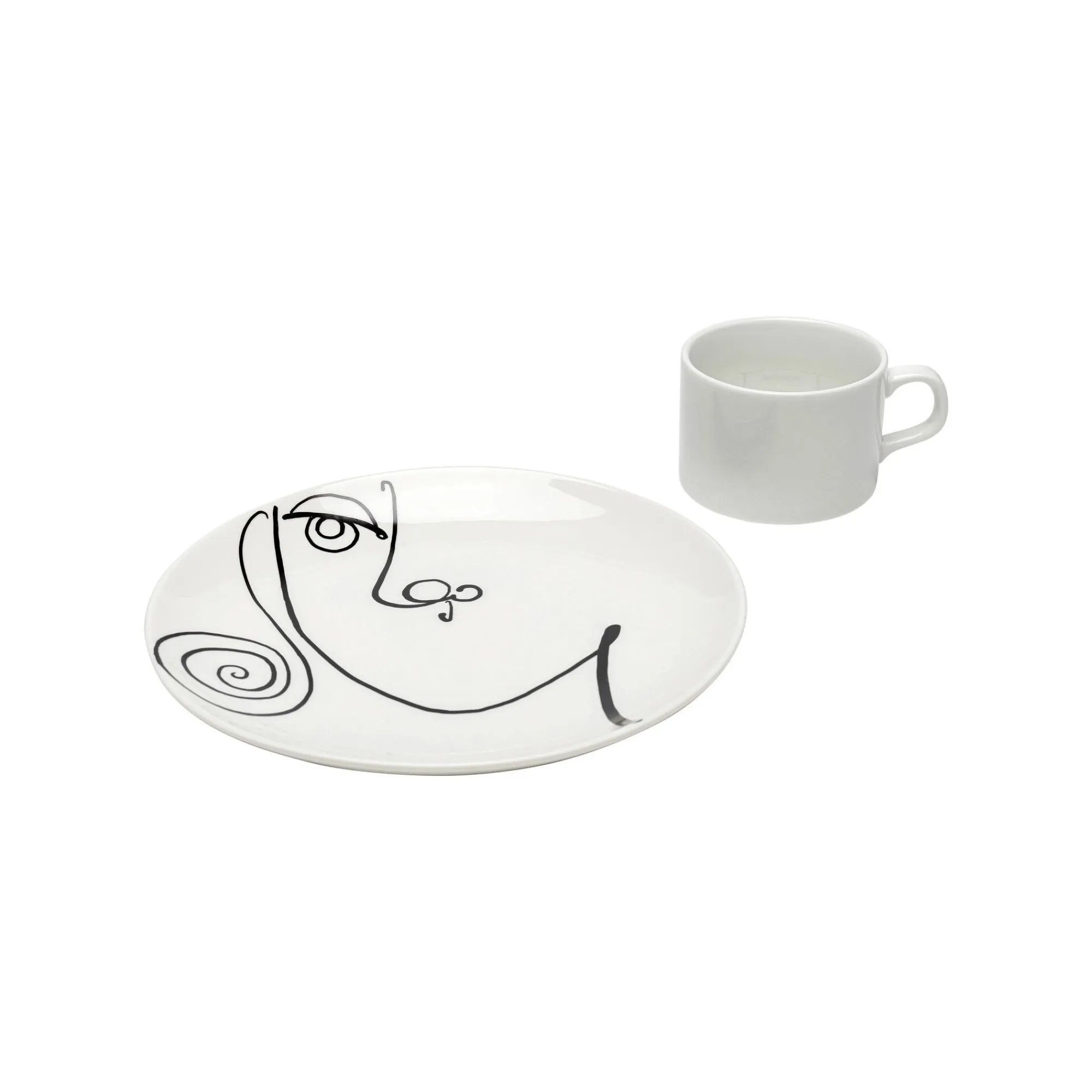 KARE Design Tasses Viso Femme Set De 4 ^ Vaisselle
