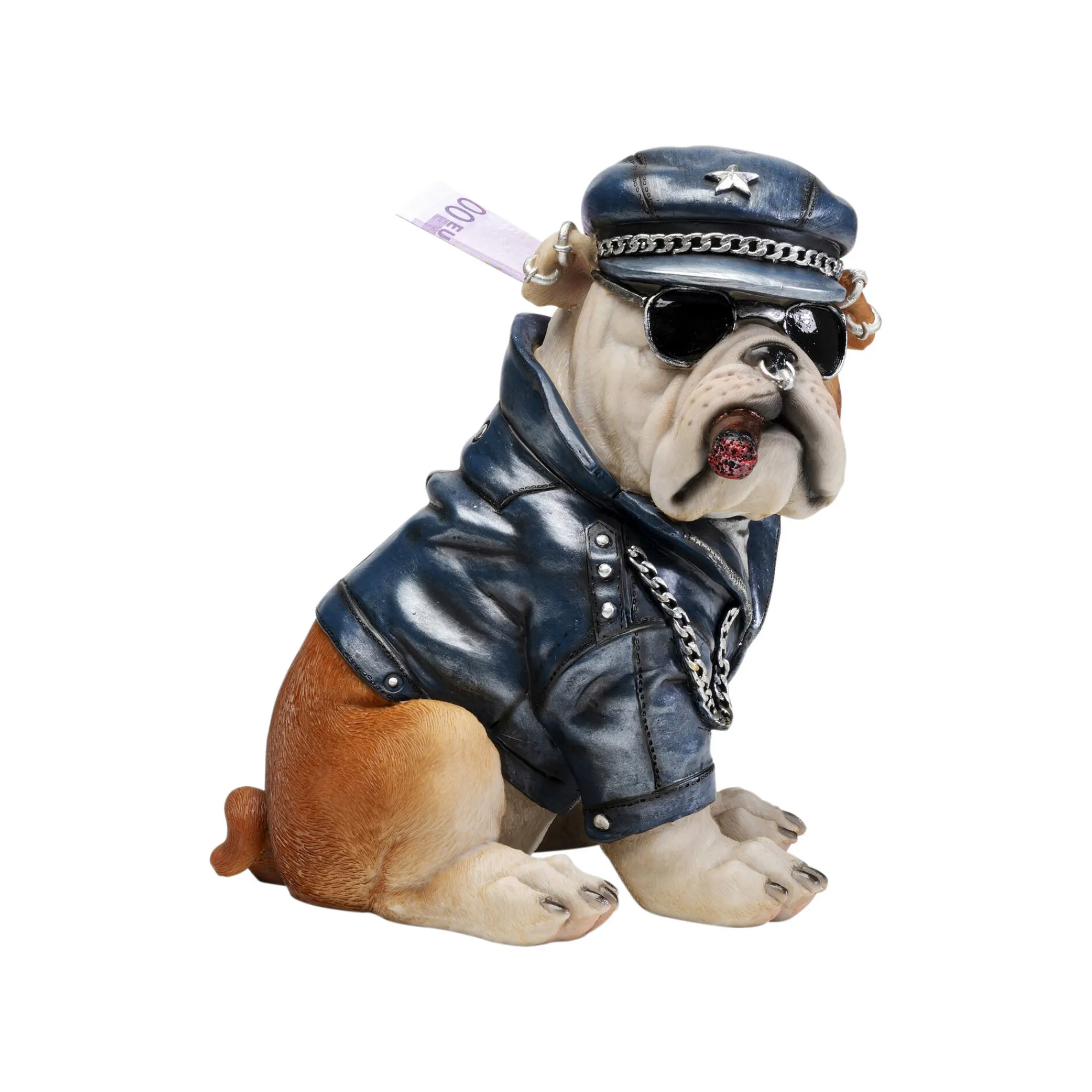 KARE Design Tirelire Chien Punk ^ Déco