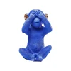 KARE Design Tirelire Singe Mizaru Bleue ^ Déco
