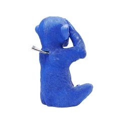 KARE Design Tirelire Singe Mizaru Bleue ^ Déco