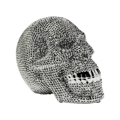 KARE Design Tirelire Skull Crystal Argentée ^ Déco