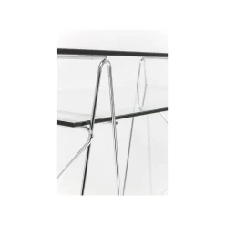 KARE Design Tréteaux De Bureau Polar Chromés Set De 2 ^ Bureau
