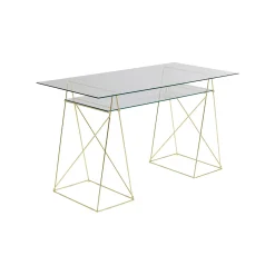 KARE Design Tréteaux De Bureau Polar Dorés Set De 2 ^ Bureau