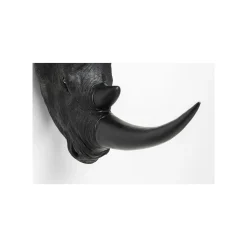 KARE Design Tête Rhino Antique Noire ^ Déco Murale