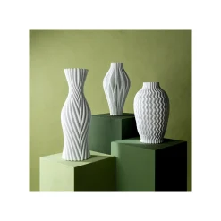 KARE Design Vase Akira 37cm Blanc ^ Vase