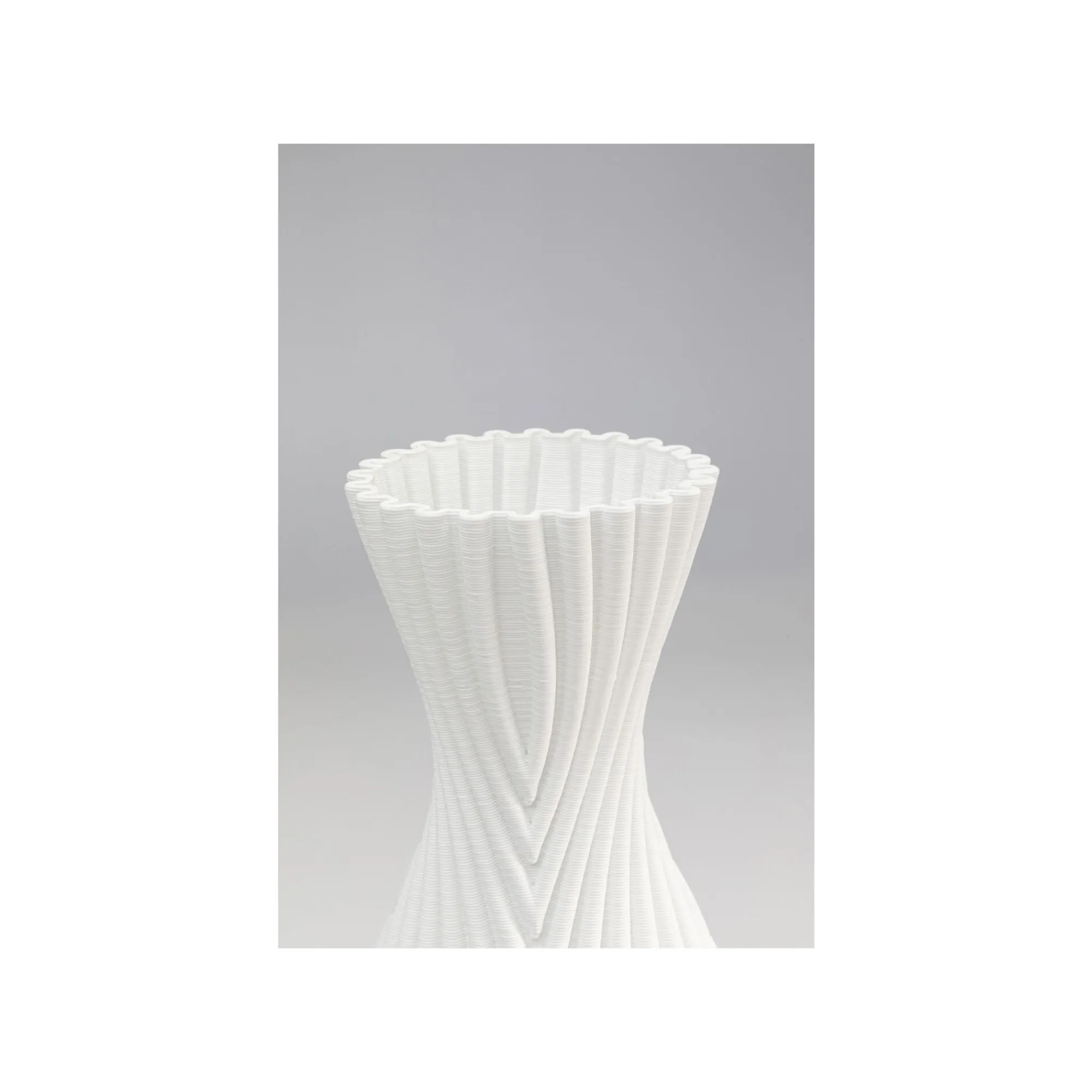 KARE Design Vase Akira 50cm Blanc ^ Vase
