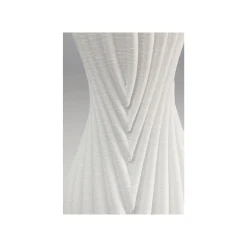 KARE Design Vase Akira 50cm Blanc ^ Vase