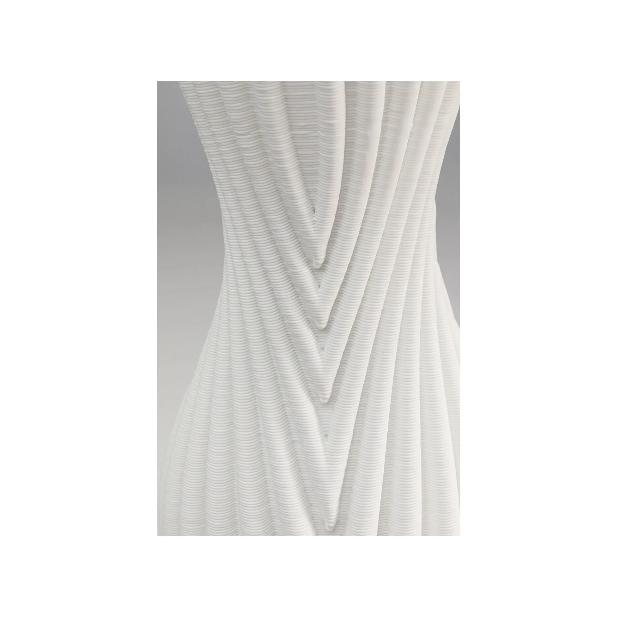 KARE Design Vase Akira 50cm Blanc ^ Vase