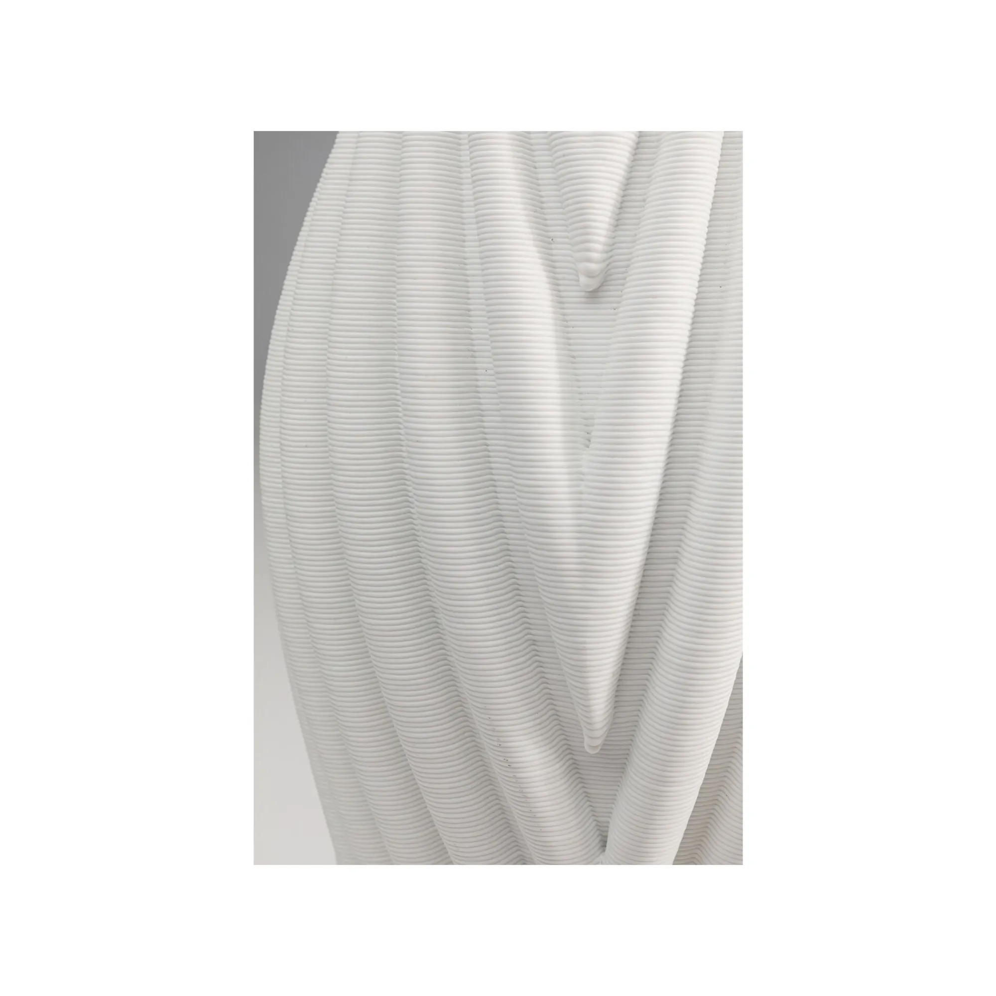 KARE Design Vase Akira 50cm Blanc ^ Vase