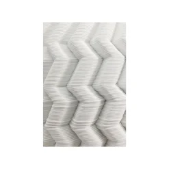 KARE Design Vase Akira 35cm Blanc Zigzag ^ Vase