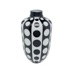 KARE Design Vase Brillar Noir Et Blanc 45cm ^ Vase