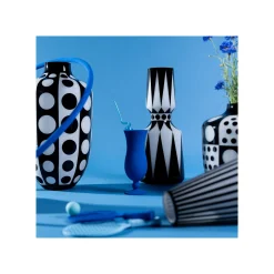 KARE Design Vase Brillar Noir Et Blanc 45cm ^ Vase