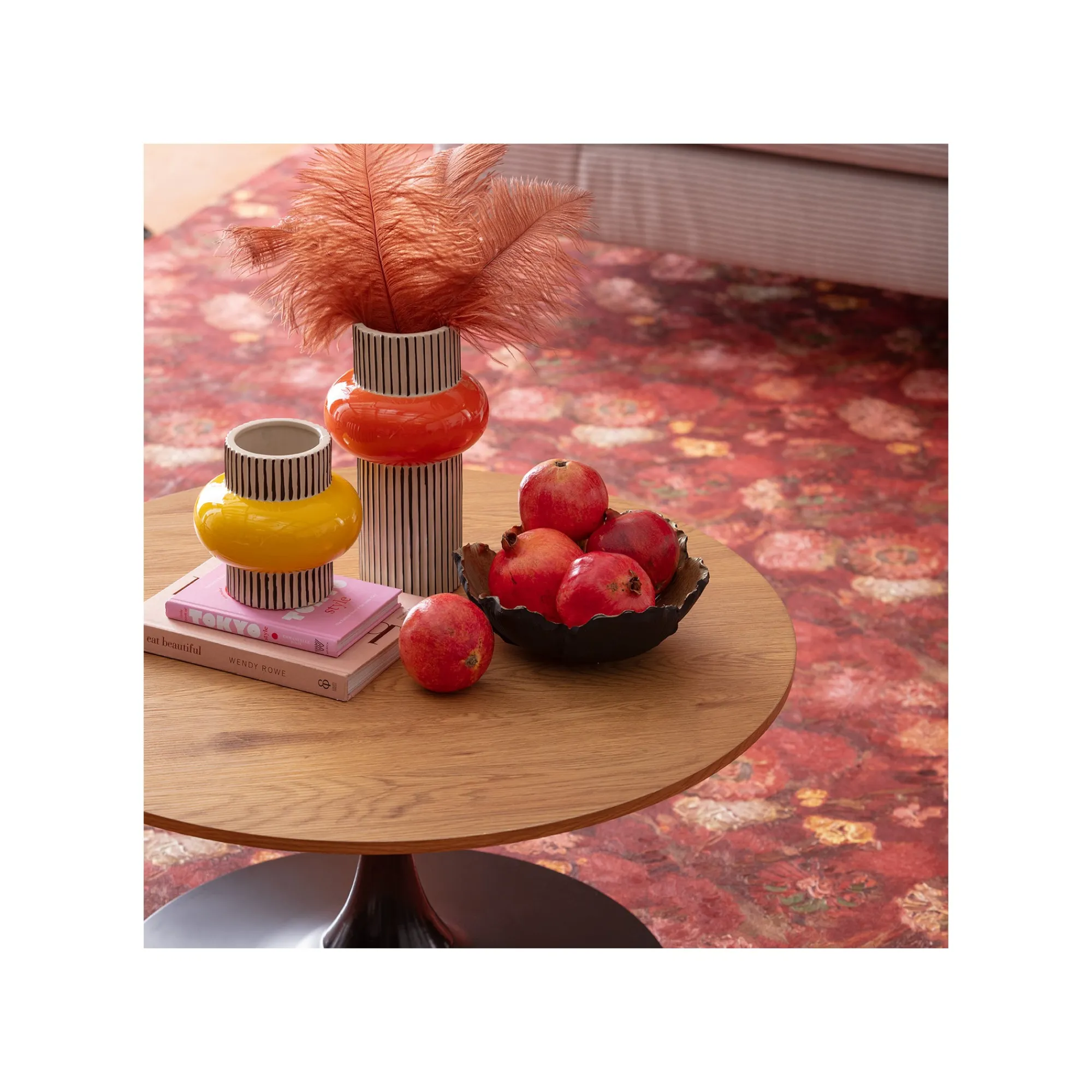 KARE Design Vase Calabria Orange 28cm ^ Vase