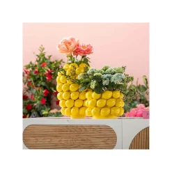 KARE Design Vase Citrons Jaunes 19cm ^ Vase