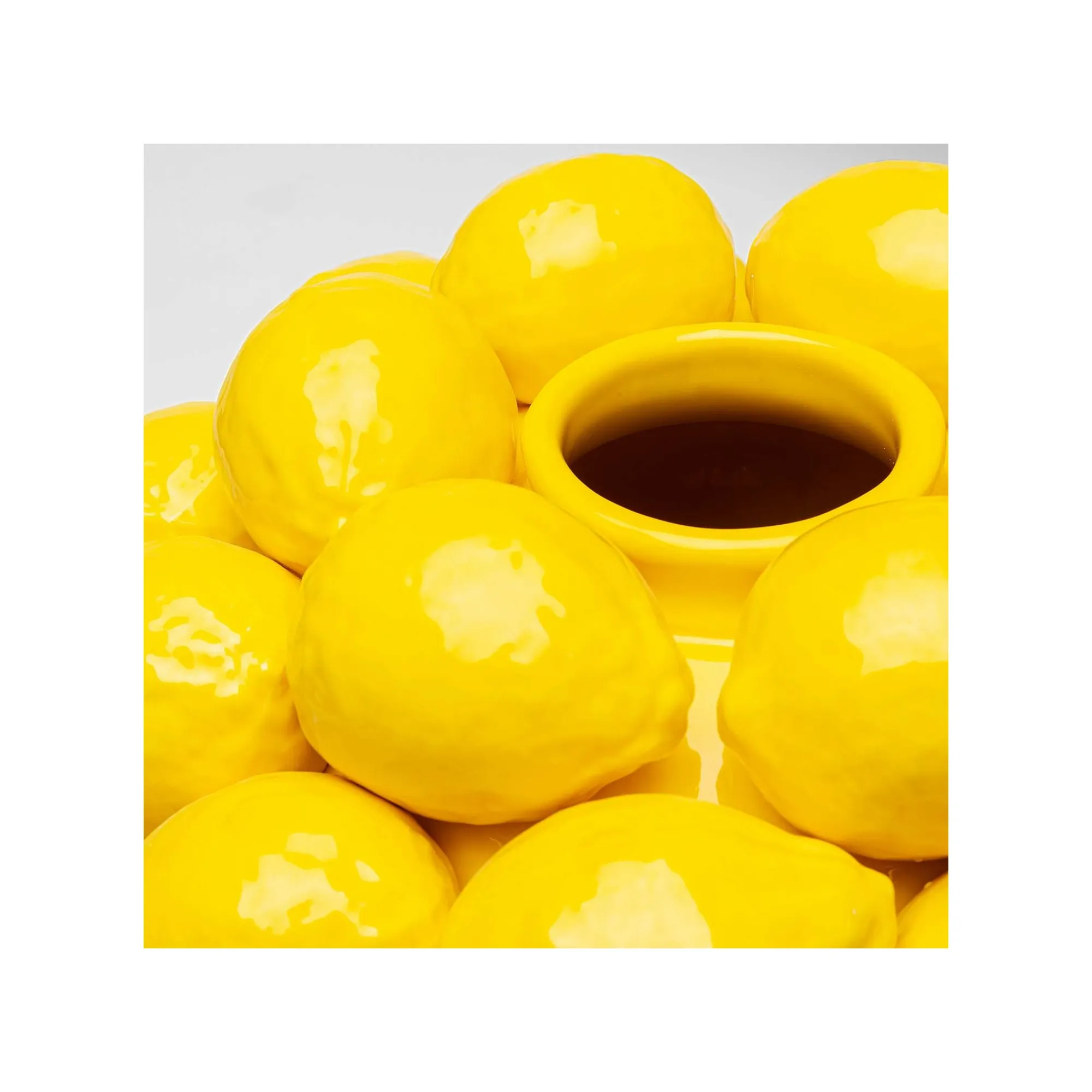 KARE Design Vase Citrons Jaunes 40cm ^ Vase