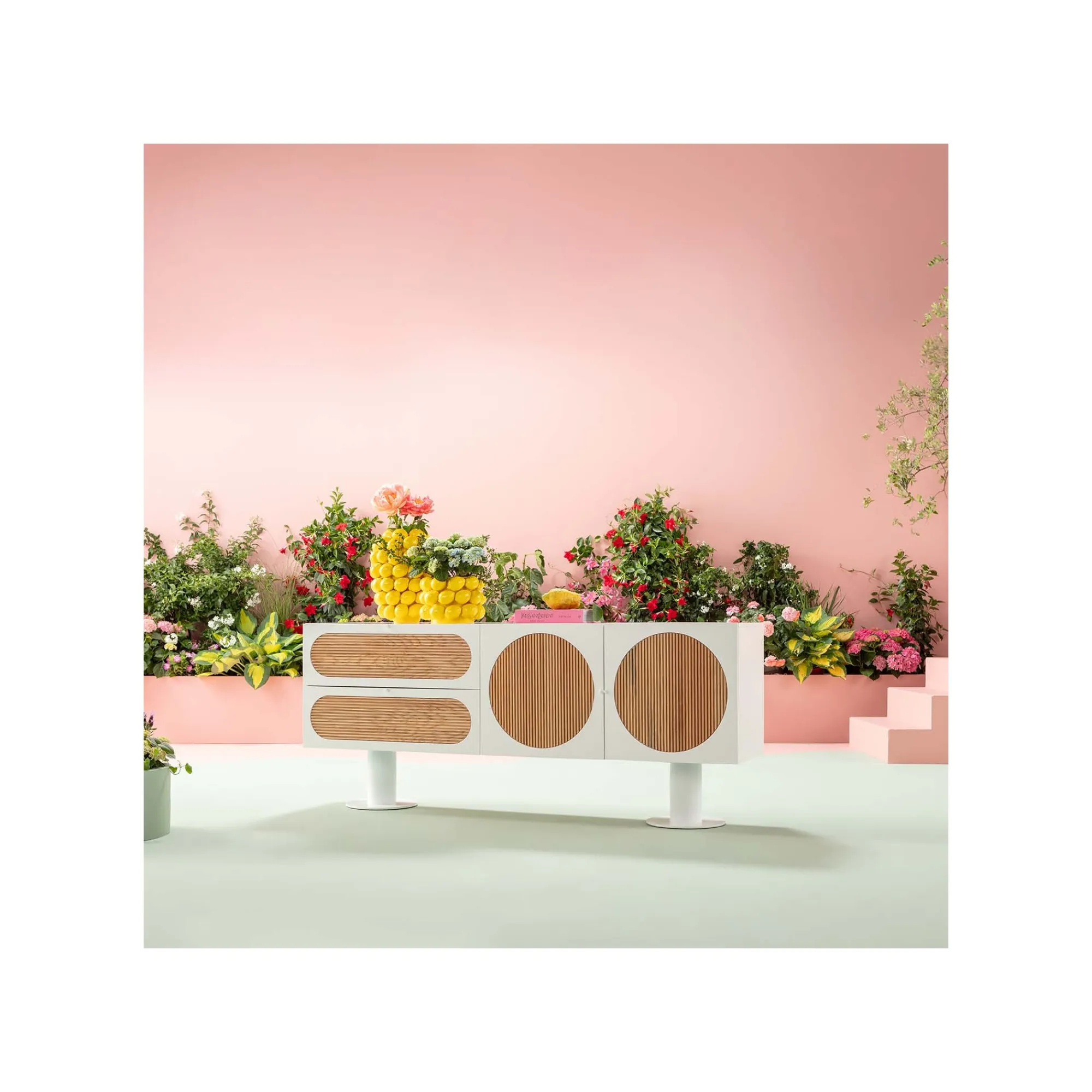 KARE Design Vase Citrons Jaunes 40cm ^ Vase