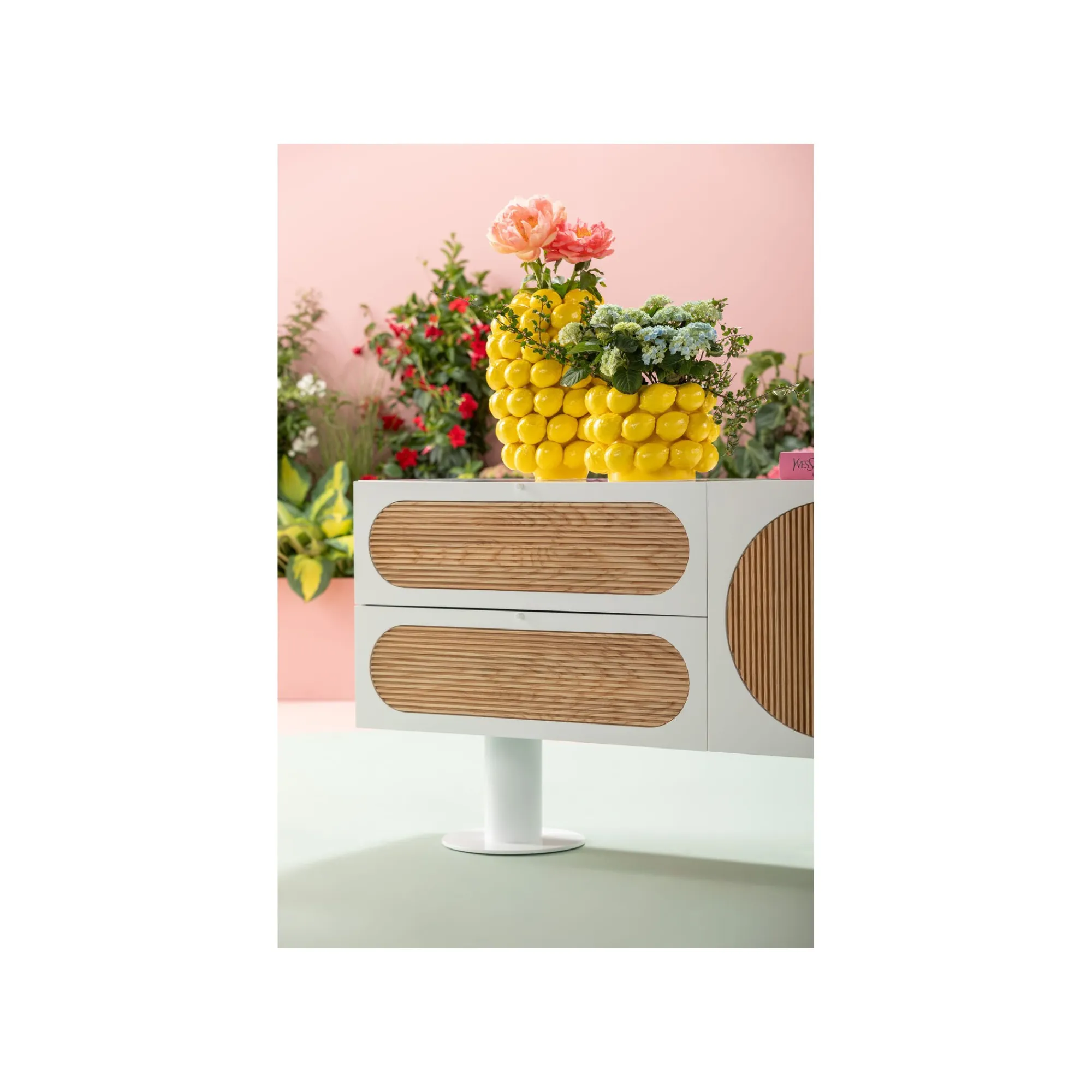 KARE Design Vase Citrons Jaunes 40cm ^ Vase