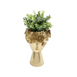 KARE Design Vase Doré Couronne Fleurs 30cm ^ Vase