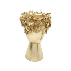 KARE Design Vase Doré Couronne Fleurs 30cm ^ Vase