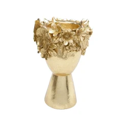 KARE Design Vase Doré Couronne Fleurs 30cm ^ Vase