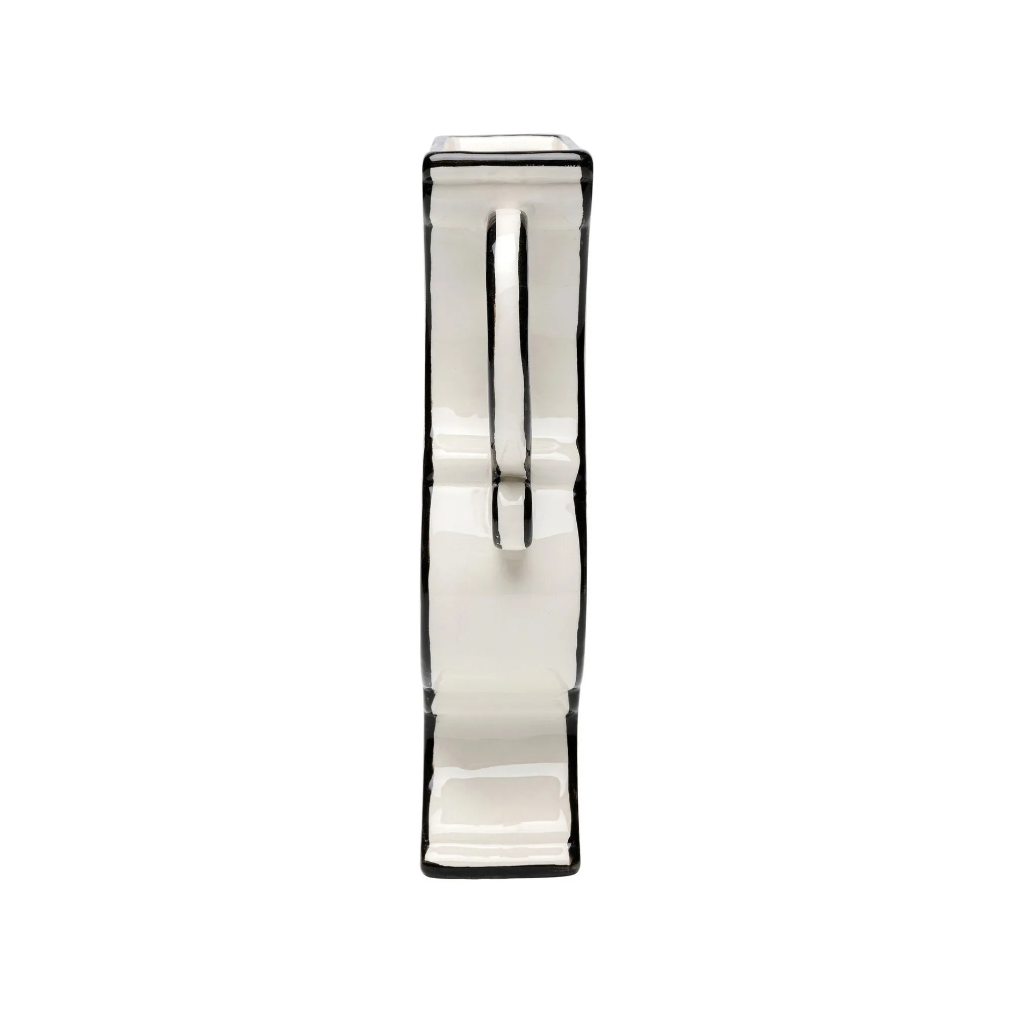 KARE Design Vase Favola Amphore Blanc Et Noir ^ Vase