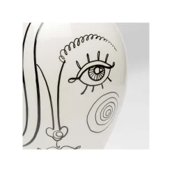 KARE Design Vase Favola Femme Blanc Et Noir ^ Vase