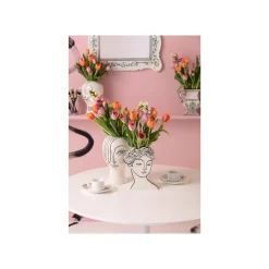 KARE Design Vase Favola Femme Blanc Et Noir ^ Vase