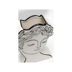KARE Design Vase Favola Femme Buste Blanc Et Noir ^ Vase