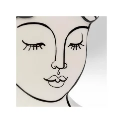 KARE Design Vase Favola Femme Buste Blanc Et Noir ^ Vase